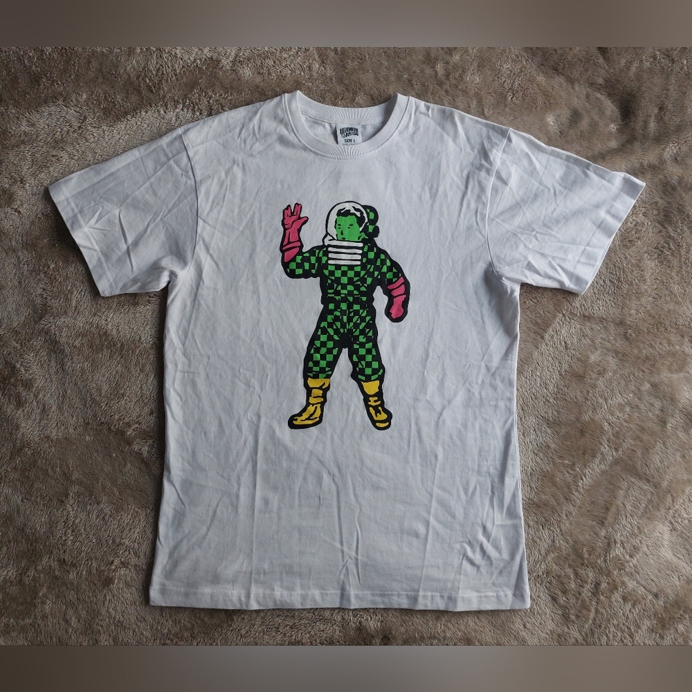 Billionaire Boys Club Astro Checkers Men's White Space Graphic T Shirt | L